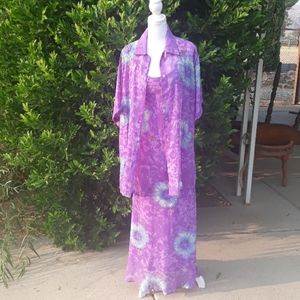 Vintage just cruisiuy 2 piece dress